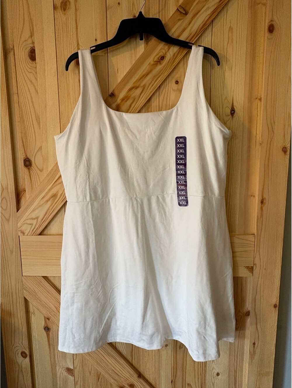 GapFit XXL White Active Dress with built in shorts NWT
